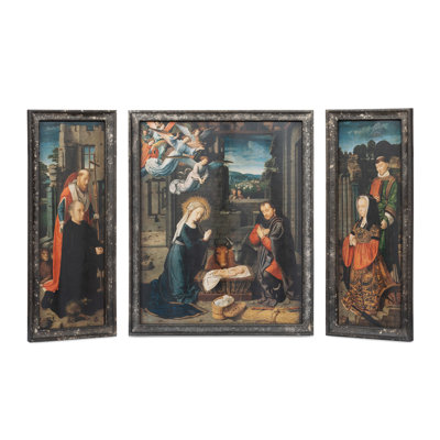 Holy Family Renaissance Tryptic