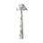 French Vintage-Style Iron & Fabric Floor Lamp