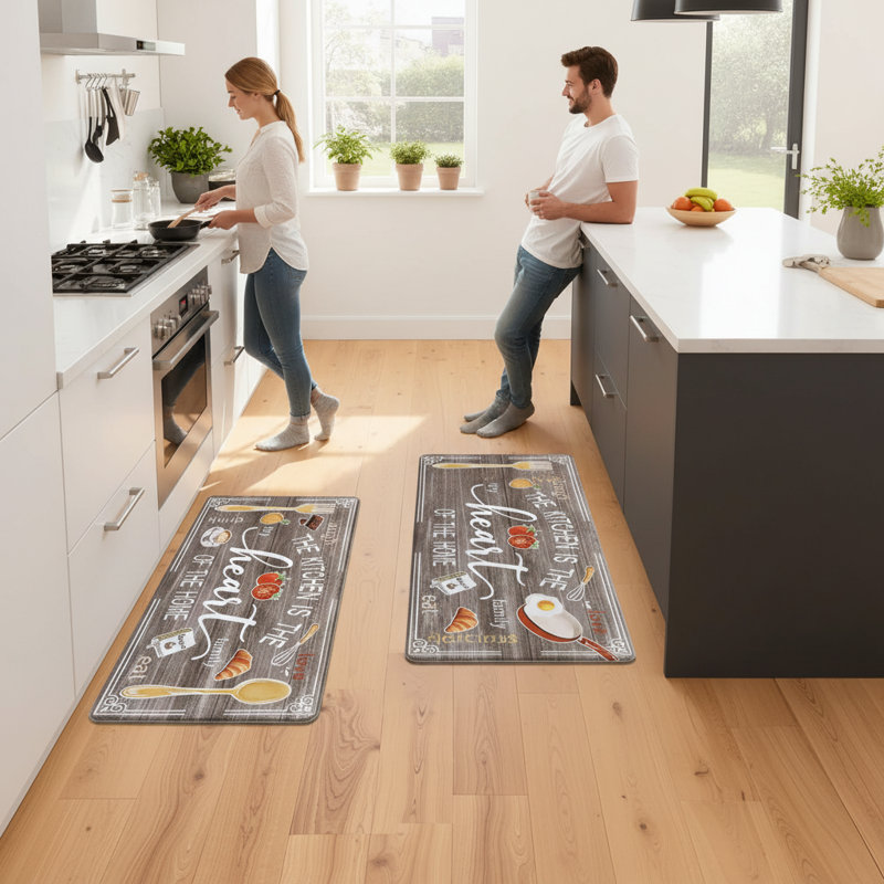 Tapis de cuisine antidérapant et antidérapant (ensemble de 3)