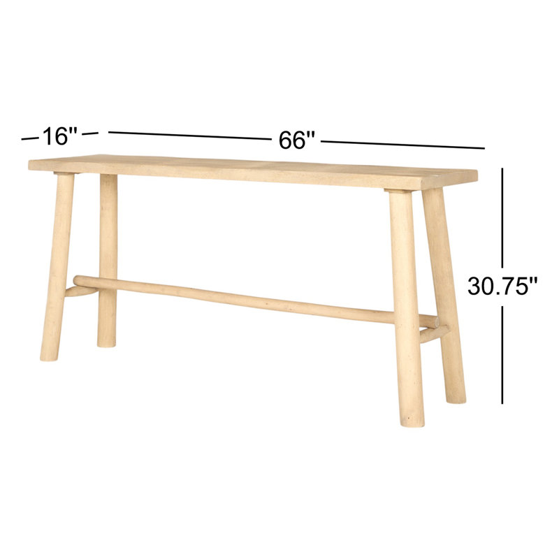 McGreggor 66'' Solid Wood Console Table