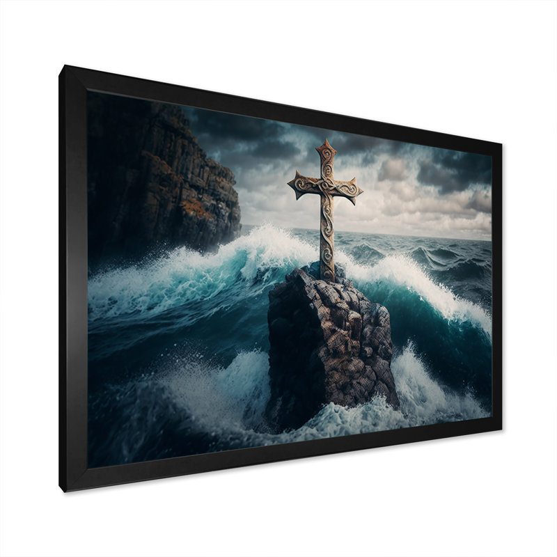 Reproduction d'art sur toile, Impression noire sur toile encadrée, H 12 po x l 20 po x P 1 po