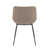 Similicuir espresso / tissu brun