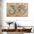 Hemisphere Map Canvas Print-92519005