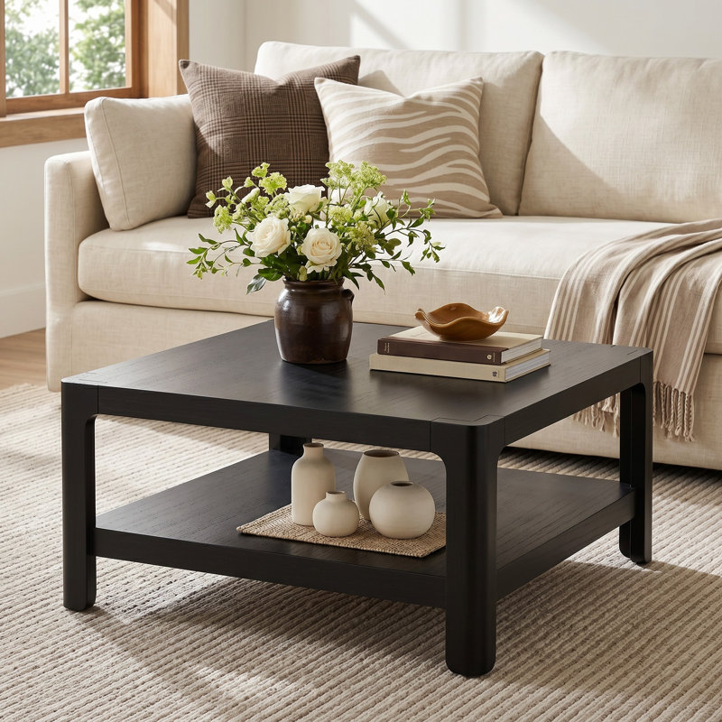 Table basse Catina, Noir