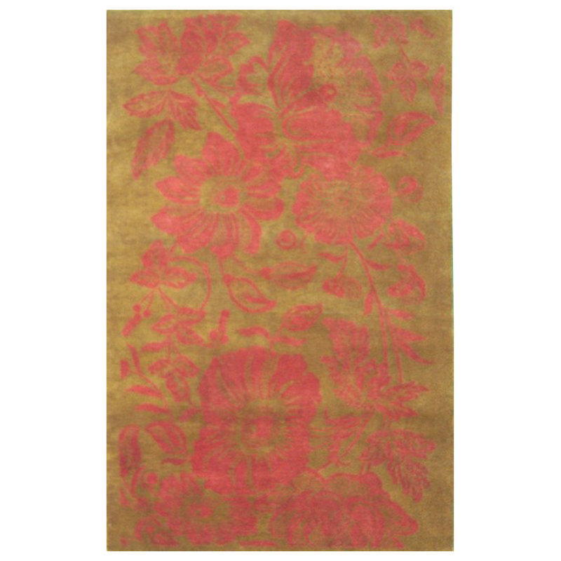 Purrier One-of-a-Kind 5' X 8' New Rug Wool Area Rug in