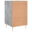 Jariel 40cm W Iron Bedside Table-1402356008