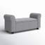 Banc de rangement rembourré en tissu Ammarie-92861435