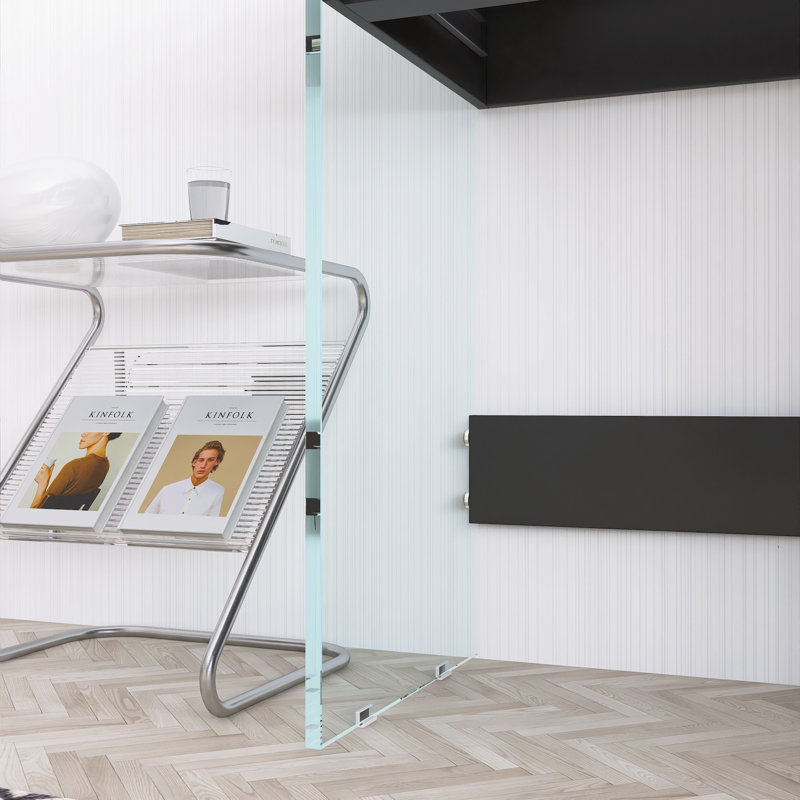 Coiffeuse élégante avec plateau en verre, 3 modes d'éclairage et rangement, Noir