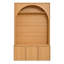 Portemanteau arqué avec banc de rangement et armoire à chaussures à 3 portes, ensemble anti-basculement inclus, tablettes réglables-921958386
