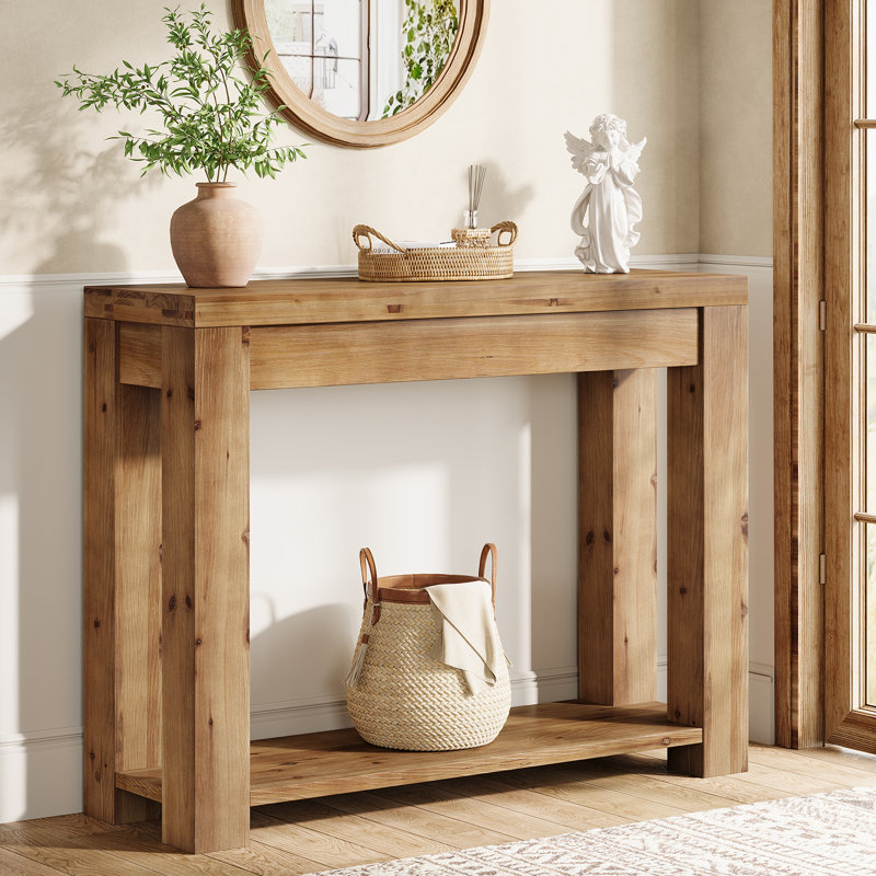 43.3cm Solid Wood Console Table