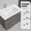 Single Bathroom Vanity with Ceramic Top-726780351