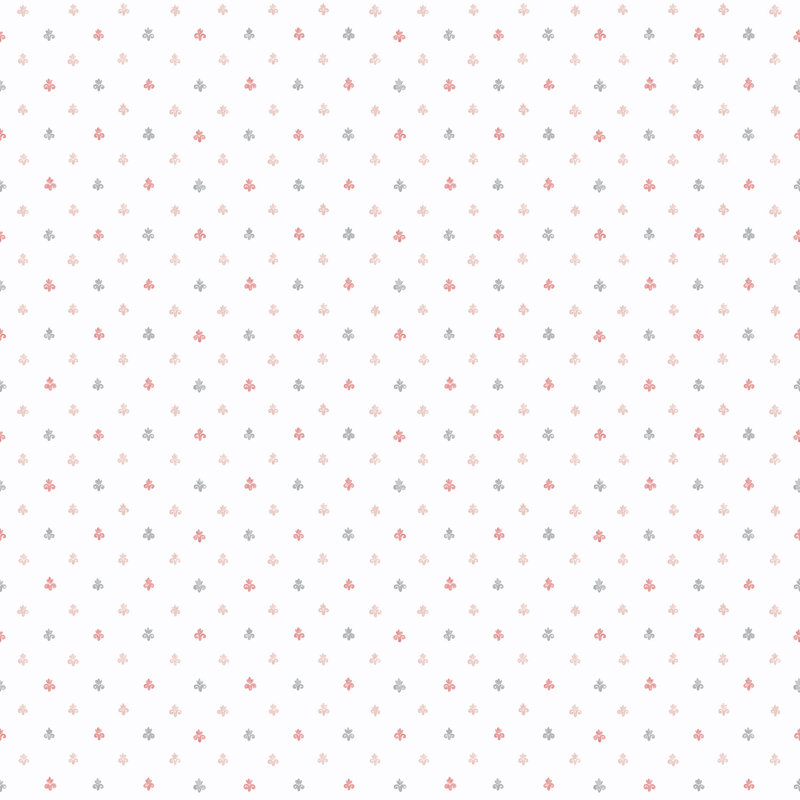 Pretty Prints Lulu Spot Motif 10.05m x 53cm Matte Wallpaper Roll, Pink