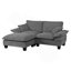 Canapé modulaire d'inspiration voilier avec repose-pieds amovible