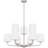 9 - Light Steel Dimmable Chandelier-92124029