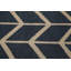 Tapis beige/bleu en laine oriental à la main à treillis géométrique marocain traditionnel Molesley