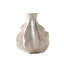 Vase décoratif en céramique blanche, joli petit vase à fleurs blanches pour la décoration intérieure, vases décoratifs en céramique de style bohème d'inspiration nordique moderne