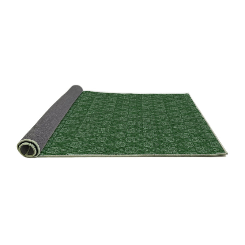 Tapis de zone verte à motif Hoban, Rond 4 pi