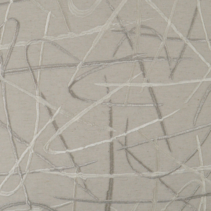 Scribble Fabric, Silver