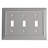 Architectural 3 - Gang Toggle Light Switch Standard Wall Plate-44465888-128259095
