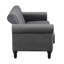 Rainsburg 3-Seater Velvety Sofa-59011988-124238100