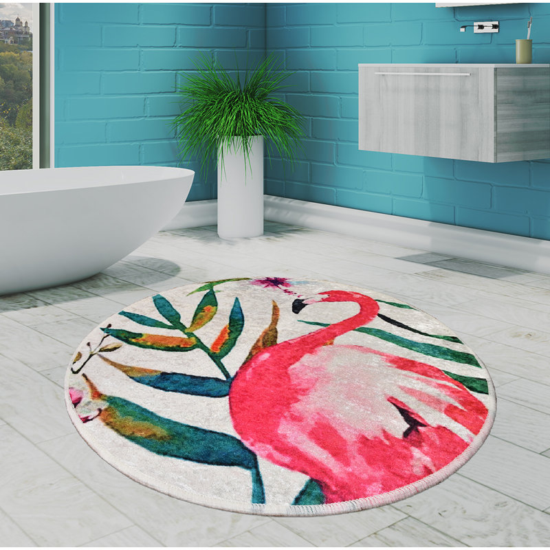 Round Larraine Shag 100cm X 100cm Area Rug