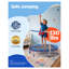 Mini trampoline pliable 36 pouces pour enfants avec guidon, jouet d'exercice intérieur / extérieur pour enfants de 3 ans et plus, bleu