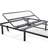 Full Black Bed Base With Head Up Adjustment Only, Steel Material, Fast Assembly In Minutes, 850 Lbs Weight Capacity, 75 Product Depth, 53 Width, 14 Height - Size, Black, Adjustable Foundation, Only