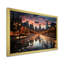 «Chicago Cityscape By Night II», reproduction d'art sur toile-777798460-777798461