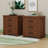 Rustic Three Drawer Reclaimed Solid Wood Farmhouse Nightstand Set Of Two