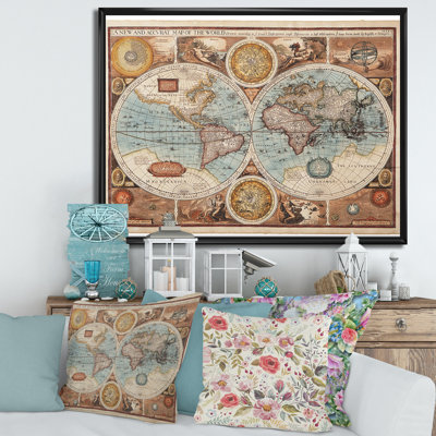 " Ancient Map Of The World VIII "