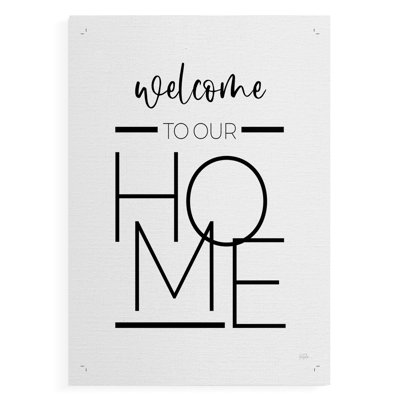 Maison moderne - Impression sur toile seulement - NON-CADRE