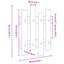 Wall-Mounted Coat Rack Wall-Mounted 60 X 3 X 82 Cm-2128502525
