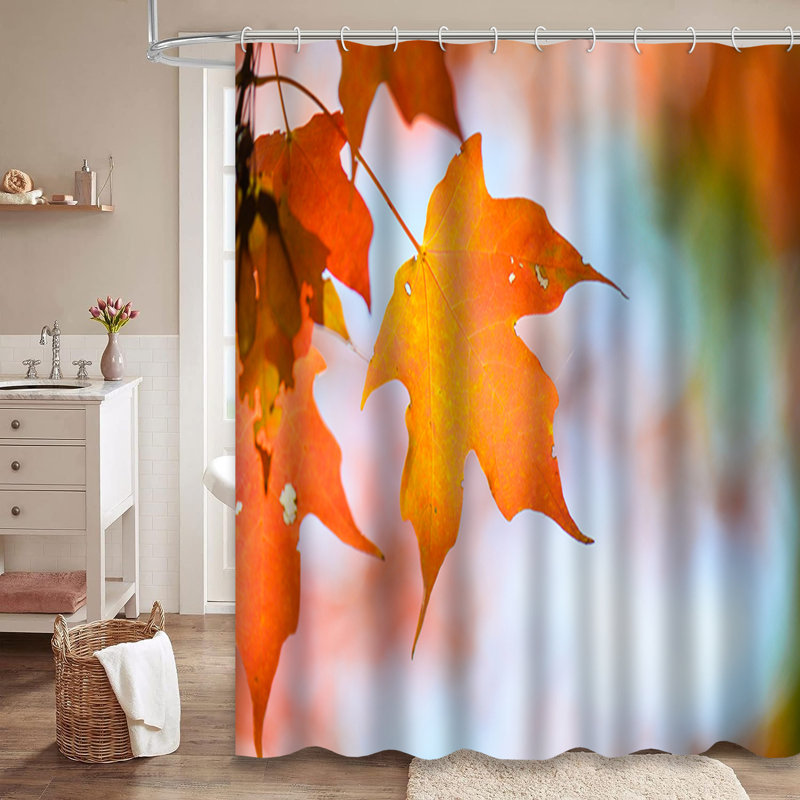 Rideau de douche Autumn, L 72 po x l 84 po
