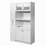Multi-Layer Pull-Out Kitchen Storage Rack With 4 Doors