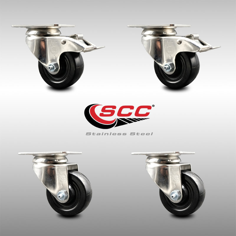 Soft Rubber Casters