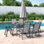 Brinley 6 - Person Patio Dining Set with Rectangular Table-455003693