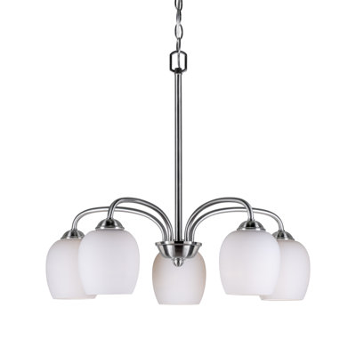 Lustre classique/traditionnel ombré 5 lumières Mcree