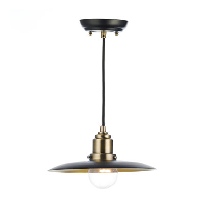Deltona 1 - Light Black Cone Pendant