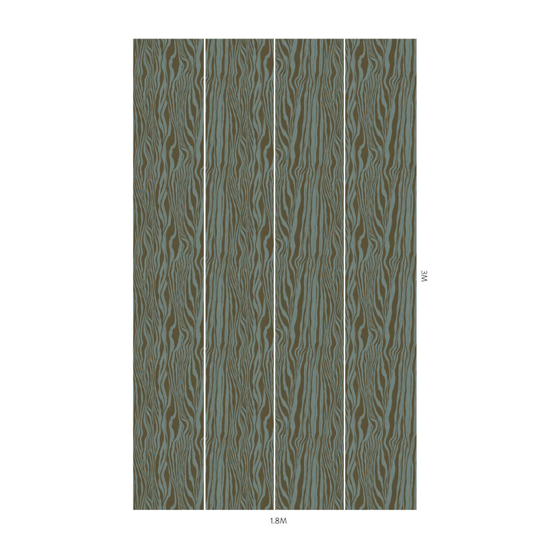 DAZZLE Wallpaper - Bronze 9'10" - full height wallpaper
