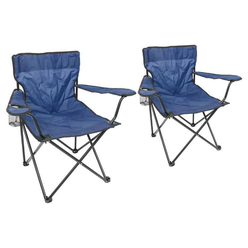 Folding Deck Chair, Navy