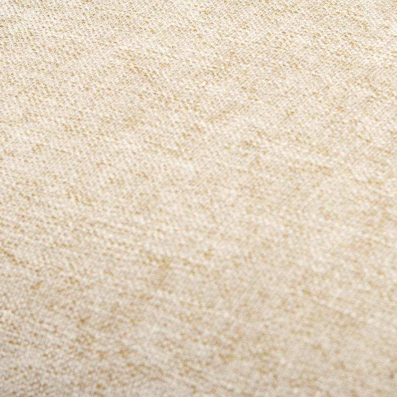 Housse de coussin décoratif Zunaira, H 22 po x l 22 po, Polyester, Beige