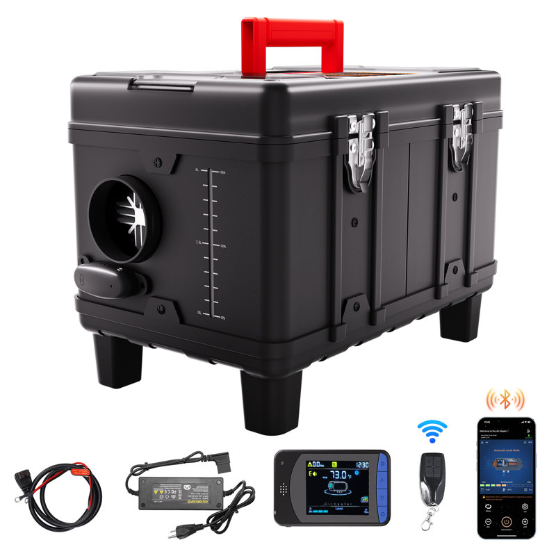 Chaufferette à gazole électrique 12V / 24V 8KW Bluetooth