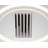 20" Modern Ceiling Fans With Lights And Remote, Dimmable Low Profile Ceiling Fan, Flush Mount Bladeless Ceiling Fan, Stepless Colour Temperature Change And 6 Speeds.