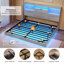 Cadre de lit flottant avec lumières à DEL et rangement pour tête de lit, lit flottant visuel avec station de charge, lit plateforme en métal avec structure stable, pas besoin de sommier, facile à assembler-1389302776-1389979030