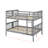Full Over Full Bunk Bed With Ladder-867652894