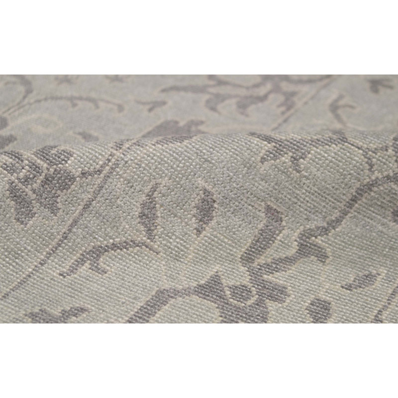 Oriental Area Rug in Light Blue