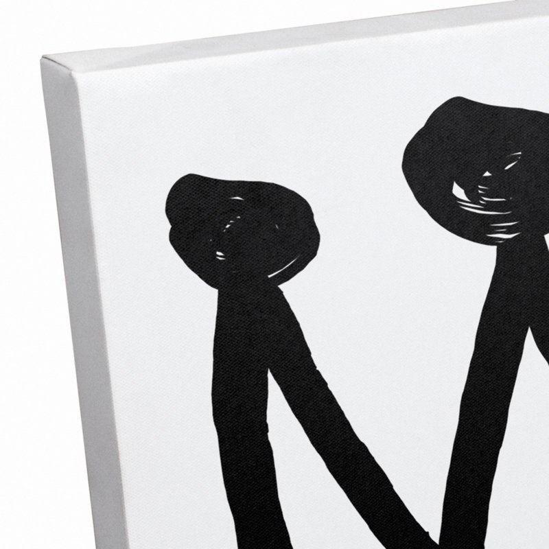 Art sur toile little prince Brewer, H 14 po x l 11 po x P 1,25 po, Noir