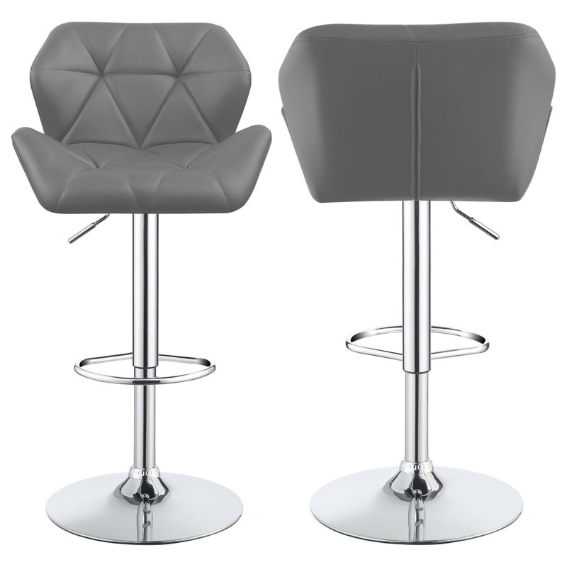 Tabouret de bar moderne, ensemble de 2 tabourets de bar réglables au design épuré et moderne pour votre maison ou votre bureau