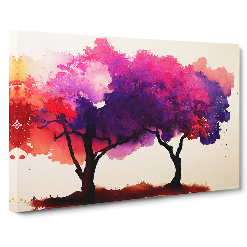 Watercolour Tree Painting Vol.4 - Wrapped Canvas