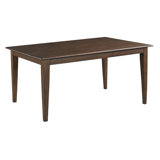 60" RECTANGULAR LEG TABLE, MOCHA